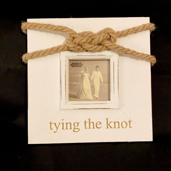 Picture frame. Engagement, wedding. “Tying the Knot” - Picture 2 of 7
